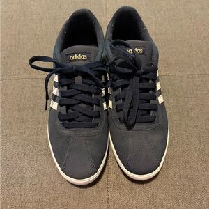 Adidas Courts 2.0 Navy Suede size 8.5 women’s. Worn once